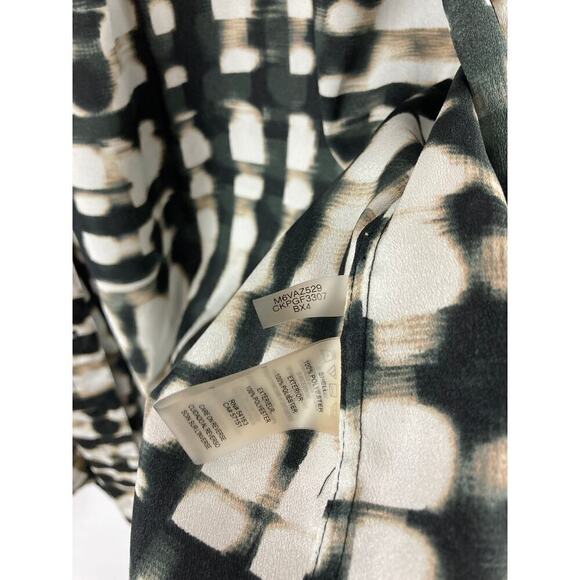 Calvin Klein Patterned Button Down Shirt Size XS - Picture 3 of 4